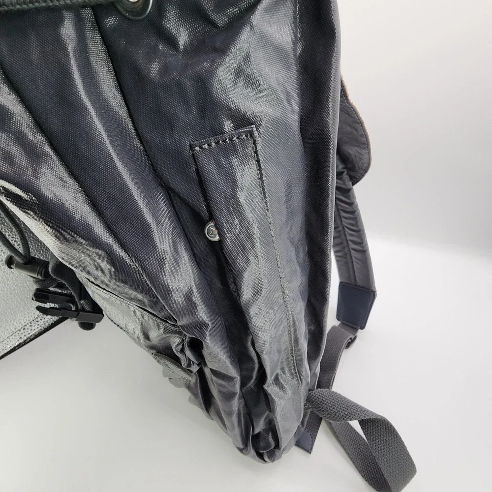 Kipling Black Lightweight Nylon Flap Backpack~NWT